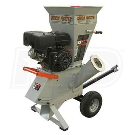Brush master ch4 - Brush Master CH4 commercial duty 15hp chipper shredder 4 in Dia. Comes with book and extra belts ,belt driven 2 way feed for over sized brush. Centrifugal clutch protects engine.